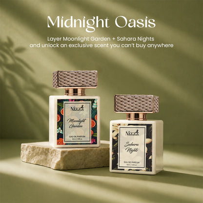 Midnight Oasis Layering Combo Set | Moonlight Garden + Sahara Nights
