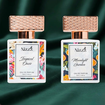 Lunar Paradise || Layering Combo (Moonlight Garden + Tropical Oasis) - Nizzz Perfumes